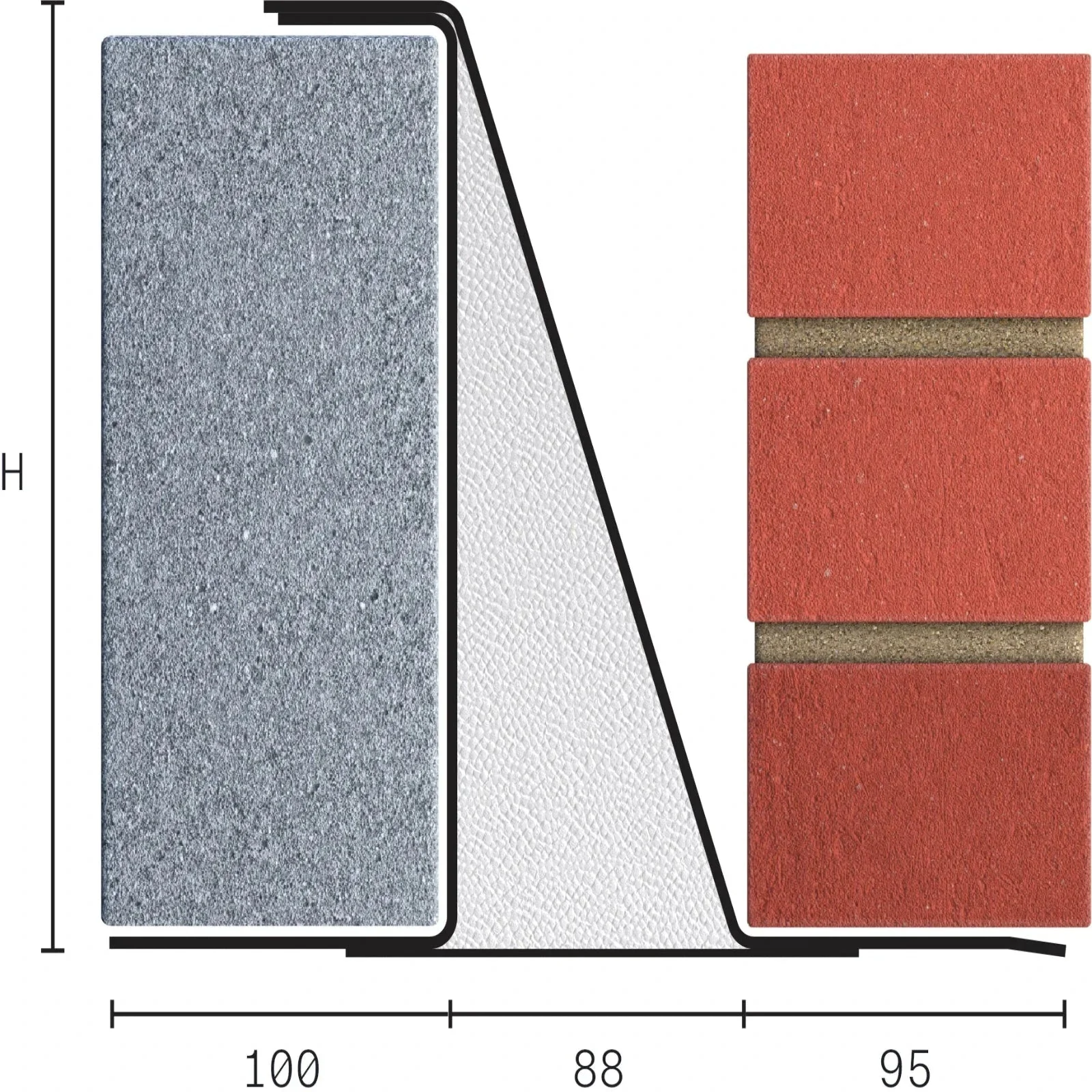 Catnic CX90/100 100mm Extra Heavy Duty Cavity Lintel - Image 3