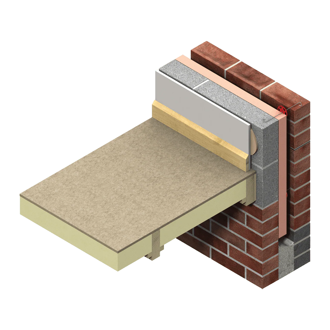 Kingspan Thermafloor TF70 PIR Floor Insulation Board (1200mm x 2400mm) - Image 3