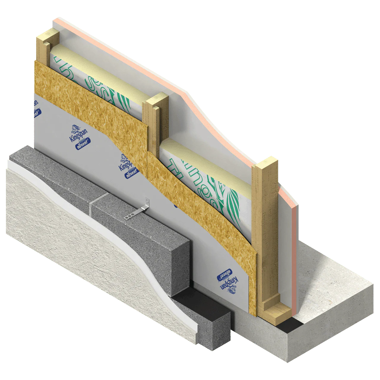 Kingspan Thermawall TW55 PIR Wall Insulation Board (1200mm x 2400mm) - Image 4