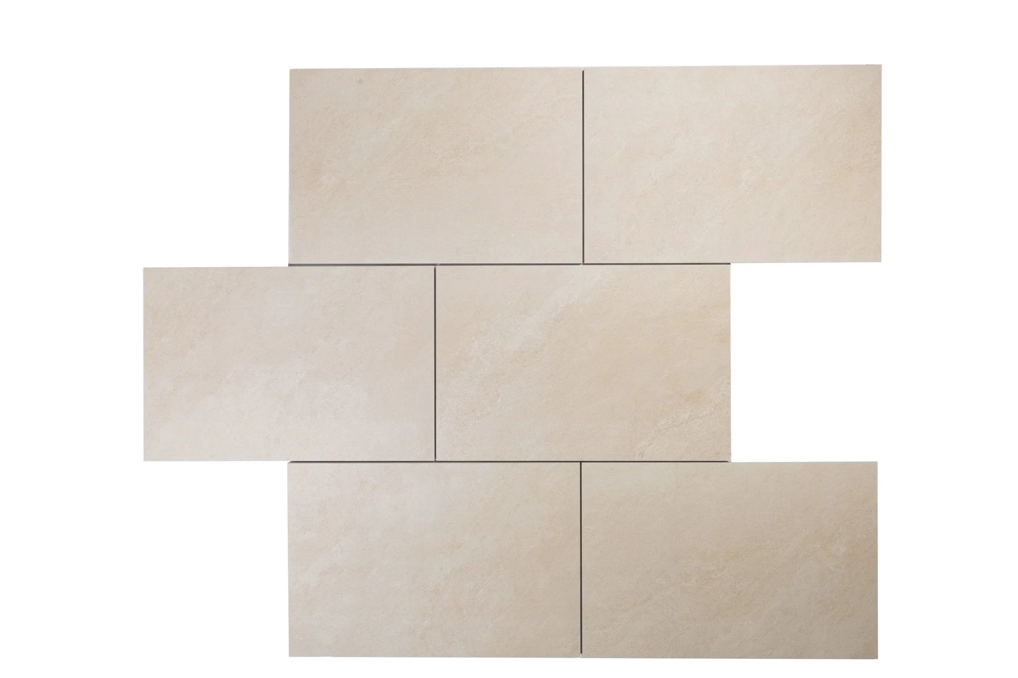Luzia Porcelain Paving Polar Ivory Outdoor Tiles - Image 3
